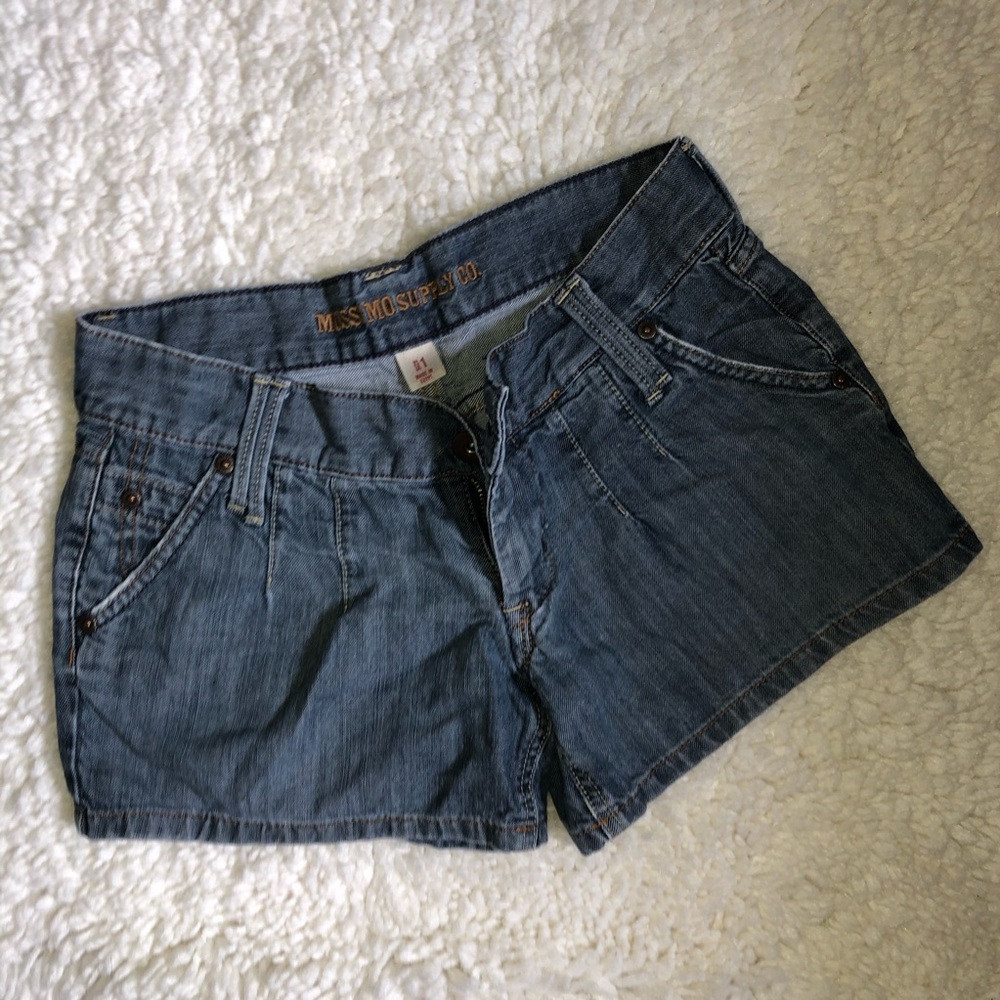 Target mossimo jean pleated shorts